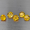 Natural Yellow Citrine 5.82 Ct. 5 Pcs Round Shape 7.2 Mm Gemstone from Brazil Natural Yellow Citrine 5.82 Ct. 5 Pcs Round Shape 7.2 Mm Gemstone from Brazil