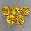 Natural Yellow Citrine 5.72 Ct. 5 Pcs Round Shape 7.3 Mm Gemstone from Brazil Natural Yellow Citrine 5.72 Ct. 5 Pcs Round Shape 7.3 Mm Gemstone from Brazil