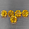 Natural Yellow Citrine 5.53 Ct. 5 Pcs Round Shape 7.2 Mm Gemstone from Brazil Natural Yellow Citrine 5.53 Ct. 5 Pcs Round Shape 7.2 Mm Gemstone from Brazil