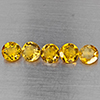 Natural Yellow Citrine 5.79 Ct. 5 Pcs Round Shape 7.5 Mm Gemstone from Brazil Natural Yellow Citrine 5.79 Ct. 5 Pcs Round Shape 7.5 Mm Gemstone from Brazil