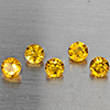 Natural Yellow Citrine 2.30 Ct. 5 Pcs Round Shape 5.1 Mm Gemstones From Brazil Natural Yellow Citrine 2.30 Ct. 5 Pcs Round Shape 5.1 Mm Gemstones From Brazil