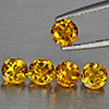 Natural Yellow Citrine 2.24 Ct. 5 Pcs Round Shape 5.1 Mm Gemstones From Brazil Natural Yellow Citrine 2.24 Ct. 5 Pcs Round Shape 5.1 Mm Gemstones From Brazil