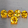 Natural Yellow Citrine 2.14 Ct. 5 Pcs Round Shape 5.1 Mm Gemstones From Brazil Natural Yellow Citrine 2.14 Ct. 5 Pcs Round Shape 5.1 Mm Gemstones From Brazil