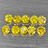 Natural Yellow Diamond 0.18 Ct. 10 Pcs Round Diamond Cut 1.7 Mm From Belgium Natural Yellow Diamond 0.18 Ct. 10 Pcs Round Diamond Cut 1.7 Mm From Belgium