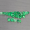 Natural Green Emerald 0.53 Ct. 38 Pcs Round Shape Gemstones From Columbia Natural Green Emerald 0.53 Ct. 38 Pcs Round Shape Gemstones From Columbia