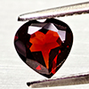 Natural Orangish Red Garnet 0.71 Ct. Heart Shape 5.9 x 5.8 Mm Gemstones