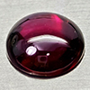 Natural Purplish Pink Rhodolite Garnet 1.47 Ct. Round Cabochon Shape 7.2 Mm Gems