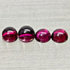 Natural Purplish Pink Rhodolite Garnet 1.73 Ct. 4 Pcs Round Cabochon Shape 4.1Mm