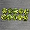 Natural Green Demantiod Garnet 0.39 Ct. 10 Pcs Round Diamond Cut 2.1 Mm Gemstones From Madagascar Natural Green Demantiod Garnet 0.39 Ct. 10 Pcs Round Diamond Cut 2.1 Mm Gemstones From Madagascar