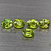 Natural Green Demantiod Garnet 1.24 Ct. 5 Pcs Oval Shape 4.2 x 3.2 Mm Gemstones From Madagascar Natural Green Demantiod Garnet 1.24 Ct. 5 Pcs Oval Shape 4.2 x 3.2 Mm Gemstones From Madagascar