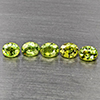 Natural Green Demantiod Garnet 1.17 Ct. 5 Pcs Oval Shape 4.2 x 3.3 Mm Gemstones From Madagascar Natural Green Demantiod Garnet 1.17 Ct. 5 Pcs Oval Shape 4.2 x 3.3 Mm Gemstones From Madagascar
