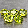 Natural Green Demantiod Garnet 1.42 Ct. 5 Pcs Oval Shape 4.2 x 3.2 Mm Gemstones From Madagascar Natural Green Demantiod Garnet 1.42 Ct. 5 Pcs Oval Shape 4.2 x 3.2 Mm Gemstones From Madagascar