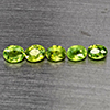 Natural Green Demantiod Garnet 1.35 Ct. 5 Pcs Oval Shape 4.2 x 3.8 Mm Gemstones From Madagascar Natural Green Demantiod Garnet 1.35 Ct. 5 Pcs Oval Shape 4.2 x 3.8 Mm Gemstones From Madagascar