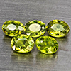 Natural Green Demantiod Garnet 1.24 Ct. 5 Pcs Oval Shape 4.2 x 3.3 Mm Gemstones From Madagascar Natural Green Demantiod Garnet 1.24 Ct. 5 Pcs Oval Shape 4.2 x 3.3 Mm Gemstones From Madagascar