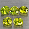 Natural Green Demantiod Garnet 1.18 Ct. 5 Pcs Oval Shape 4 x 3.3 Mm Gemstones From Madagascar Natural Green Demantiod Garnet 1.18 Ct. 5 Pcs Oval Shape 4 x 3.3 Mm Gemstones From Madagascar