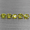 Natural Green Demantiod Garnet 1.09 Ct. 5 Pcs Oval Shape 4 x 3 Mm Gemstones From Madagascar Natural Green Demantiod Garnet 1.09 Ct. 5 Pcs Oval Shape 4 x 3 Mm Gemstones From Madagascar