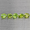Natural Green Demantiod Garnet 1.07 Ct. 5 Pcs Oval Shape 4 x 3 Mm Gemstones From Madagascar Natural Green Demantiod Garnet 1.07 Ct. 5 Pcs Oval Shape 4 x 3 Mm Gemstones From Madagascar