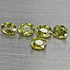 Natural Green Demantiod Garnet 1.19 Ct. 5 Pcs Oval Shape 4 x 3.2 Mm Gemstones From Madagascar Natural Green Demantiod Garnet 1.19 Ct. 5 Pcs Oval Shape 4 x 3.2 Mm Gemstones From Madagascar