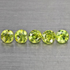 Natural Green Demantiod Garnet 0.95 Ct. 5 Pcs Round Diamond Cut 3.4 Mm Gemstones From Madagascar Natural Green Demantiod Garnet 0.95 Ct. 5 Pcs Round Diamond Cut 3.4 Mm Gemstones From Madagascar