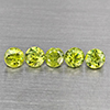 Natural Green Demantiod Garnet 0.89 Ct. 5 Pcs Round Diamond Cut 3.3 Mm Gemstones From Madagascar Natural Green Demantiod Garnet 0.89 Ct. 5 Pcs Round Diamond Cut 3.3 Mm Gemstones From Madagascar