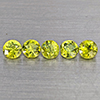 Natural Green Demantiod Garnet 0.97 Ct. 5 Pcs Round Diamond Cut 3.3 Mm Gemstones From Madagascar Natural Green Demantiod Garnet 0.97 Ct. 5 Pcs Round Diamond Cut 3.3 Mm Gemstones From Madagascar