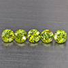 Natural Green Demantiod Garnet 1.01 Ct. 5 Pcs Round Diamond Cut 3.3 Mm Gemstones From Madagascar Natural Green Demantiod Garnet 1.01 Ct. 5 Pcs Round Diamond Cut 3.3 Mm Gemstones From Madagascar