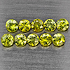 Natural Green Demantiod Garnet 1.68 Ct. 10 Pcs Round Diamond Cut 3.3 Mm Gemstones From Madagascar Natural Green Demantiod Garnet 1.68 Ct. 10 Pcs Round Diamond Cut 3.3 Mm Gemstones From Madagascar
