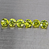Natural Green Demantiod Garnet 0.84 Ct. 6 Pcs Round Diamond Cut 3.3 Mm Gemstones From Madagascar Natural Green Demantiod Garnet 0.84 Ct. 6 Pcs Round Diamond Cut 3.3 Mm Gemstones From Madagascar