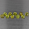 Natural Green Demantiod Garnet 1.46 Ct. 10 Pcs Round Diamond Cut 3.3 Mm Gemstones From Madagascar Natural Green Demantiod Garnet 1.46 Ct. 10 Pcs Round Diamond Cut 3.3 Mm Gemstones From Madagascar