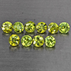 Natural Green Demantiod Garnet 1.41 Ct. 10 Pcs Round Diamond Cut 3.4 Mm Gemstones From Madagascar Natural Green Demantiod Garnet 1.41 Ct. 10 Pcs Round Diamond Cut 3.4 Mm Gemstones From Madagascar