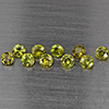 Natural Green Demantiod Garnet 1.39 Ct. 10 Pcs Round Diamond Cut 3 Mm Gemstones From Madagascar Natural Green Demantiod Garnet 1.39 Ct. 10 Pcs Round Diamond Cut 3 Mm Gemstones From Madagascar