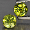 Natural Green Demantiod Garnet 0.40 Ct. 2 Pcs Round Diamond Cut 3.5 Mm Gemstones From Madagascar Natural Green Demantiod Garnet 0.40 Ct. 2 Pcs Round Diamond Cut 3.5 Mm Gemstones From Madagascar