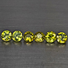 Natural Green Demantiod Garnet 1.13 Ct. 6 Pcs Round Diamond Cut 3.4 Mm Gemstones From Madagascar Natural Green Demantiod Garnet 1.13 Ct. 6 Pcs Round Diamond Cut 3.4 Mm Gemstones From Madagascar