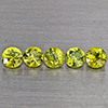 Natural Green Demantiod Garnet 0.94 Ct. 5 Pcs Round Diamond Cut 3.4 Mm Gemstones From Madagascar Natural Green Demantiod Garnet 0.94 Ct. 5 Pcs Round Diamond Cut 3.4 Mm Gemstones From Madagascar