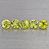 Natural Green Demantiod Garnet 0.79 Ct. 5 Pcs Round Diamond Cut 3.3 Mm Gemstones From Madagascar Natural Green Demantiod Garnet 0.79 Ct. 5 Pcs Round Diamond Cut 3.3 Mm Gemstones From Madagascar