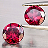 Natural Purplish Pink Rhodolite Garnet 3.07 Ct. 2 Pcs Round Shape 7.2 Mm Gemstone from Madagascar Natural Purplish Pink Rhodolite Garnet 3.07 Ct. 2 Pcs Round Shape 7.2 Mm Gemstone from Madagascar