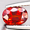 Natural Reddish Orange Spessartine Garnet 1.87 Ct. Oval Shape 7.8 x 5.6 Mm Gemstone from Nigeria Natural Reddish Orange Spessartine Garnet 1.87 Ct. Oval Shape 7.8 x 5.6 Mm Gemstone from Nigeria