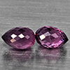 Natural Purplish Pink Rhodolite Garnet 1.54 Ct. 2 Pcs Briolette Shape 6.5 x 3.8 Mm Gemstone Natural Purplish Pink Rhodolite Garnet 1.54 Ct. 2 Pcs Briolette Shape 6.5 x 3.8 Mm Gemstone