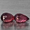 Natural Purplish Pink Rhodolite Garnet 1.27 Ct. 2 Pcs Briolette Shape 5.8 x 3.5 Mm Gemstone Natural Purplish Pink Rhodolite Garnet 1.27 Ct. 2 Pcs Briolette Shape 5.8 x 3.5 Mm Gemstone