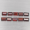 Natural Orangish Red Garnet 2.90 Ct. 10 Pcs Baguette Shape 5.2 x 3.2 Mm Gemstone From Tanzania Natural Orangish Red Garnet 2.90 Ct. 10 Pcs Baguette Shape 5.2 x 3.2 Mm Gemstone From Tanzania
