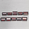 Natural Orangish Red Garnet 3.07 Ct. 10 Pcs Baguette Shape 5.2 x 3.2 Mm Gemstone From Tanzania Natural Orangish Red Garnet 3.07 Ct. 10 Pcs Baguette Shape 5.2 x 3.2 Mm Gemstone From Tanzania
