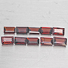 Natural Orangish Red Garnet 3.39 Ct. 10 Pcs Baguette Shape 5.2 x 3.2 Mm Gemstone From Tanzania Natural Orangish Red Garnet 3.39 Ct. 10 Pcs Baguette Shape 5.2 x 3.2 Mm Gemstone From Tanzania
