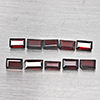 Natural Orangish Red Garnet 3.30 Ct. 10 Pcs Baguette Shape 5.2 x 3.2 Mm Gemstone From Tanzania Natural Orangish Red Garnet 3.30 Ct. 10 Pcs Baguette Shape 5.2 x 3.2 Mm Gemstone From Tanzania