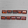Natural Orangish Red Garnet 3.32 Ct. 10 Pcs Baguette Shape 5.2 x 3.2 Mm Gemstone From Tanzania Natural Orangish Red Garnet 3.32 Ct. 10 Pcs Baguette Shape 5.2 x 3.2 Mm Gemstone From Tanzania