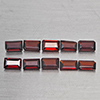 Natural Orangish Red Garnet 3.18 Ct. 10 Pcs Baguette Shape 5.2 x 3.2 Mm Gemstone From Tanzania Natural Orangish Red Garnet 3.18 Ct. 10 Pcs Baguette Shape 5.2 x 3.2 Mm Gemstone From Tanzania