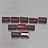 Natural Orangish Red Garnet 3.34 Ct. 10 Pcs Baguette Shape Gemstone From Tanzania Natural Orangish Red Garnet 3.34 Ct. 10 Pcs Baguette Shape Gemstone From Tanzania