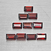 Natural Orangish Red Garnet 3.03 Ct. 10 Pcs Baguette Shape 5.2 x 3.2 Mm Gemstone From Tanzania Natural Orangish Red Garnet 3.03 Ct. 10 Pcs Baguette Shape 5.2 x 3.2 Mm Gemstone From Tanzania