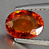 Natural Orangish Red Spessartine Garnet 1.35 Ct. Oval Shape 7.8 x 5.8 Mm Gemstones From Namibia Natural Orangish Red Spessartine Garnet 1.35 Ct. Oval Shape 7.8 x 5.8 Mm Gemstones From Namibia