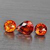 Natural Orangish Red Spessartine Garnet 3.33 Ct. 3 Pcs Mixed Shape Gemstones From Namibia Natural Orangish Red Spessartine Garnet 3.33 Ct. 3 Pcs Mixed Shape Gemstones From Namibia