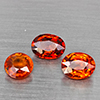 Natural Orangish Red Spessartine Garnet 4.78 Ct. 3 Pcs Mixed Shape Gemstones From Namibia Natural Orangish Red Spessartine Garnet 4.78 Ct. 3 Pcs Mixed Shape Gemstones From Namibia